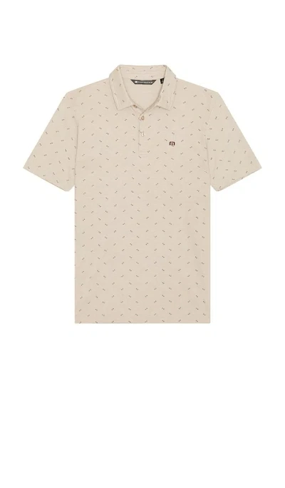 Travismathew Polohemd Canyon In Brown