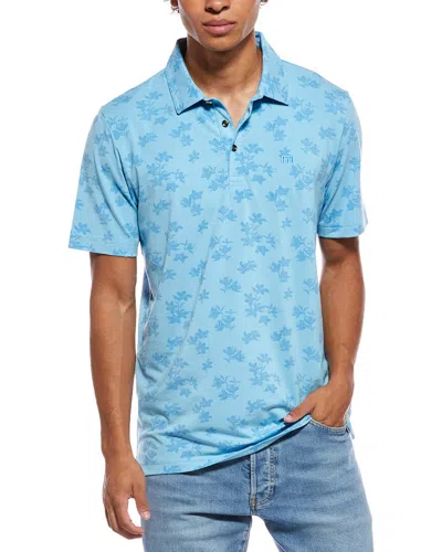 Travismathew Port Day Polo Shirt In Blue