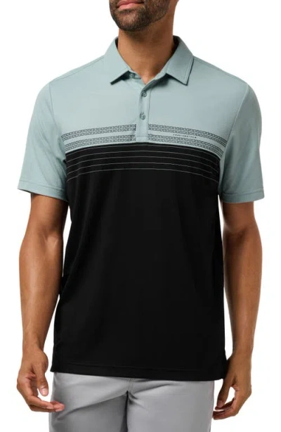 Travismathew Postcard Book Colorblock Polo Shirt In Multi