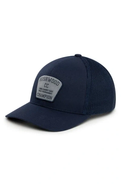 Travismathew Presidential Suite Trucker Hat In Mood Indigo