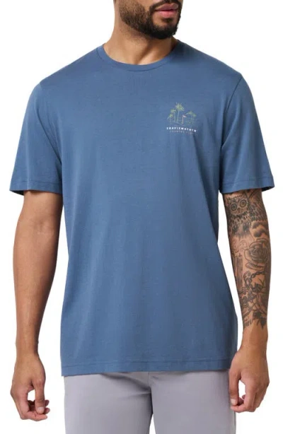 Travismathew Putt Place Graphic T-shirt In Blue