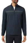 Travismathew Quick Jaunt Quarter Zip Pullover In Blue