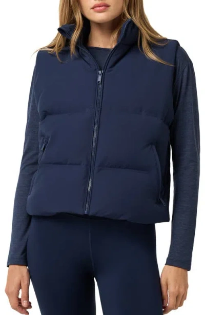Travismathew Quilted Midweight Stretch Jacket In Purple