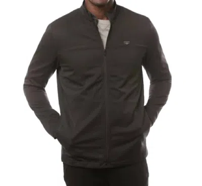 Travismathew Raditude Full Zip Golf Jacket In Black