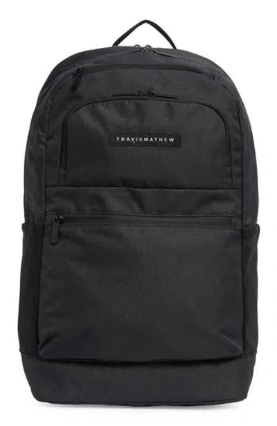 Travismathew Red How Do You Do Backpack In Black