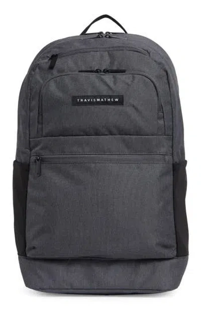 Travismathew Red How Do You Do Backpack In Ebony