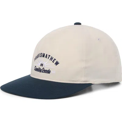 Travismathew Resort Trip Baseball Cap In Birch