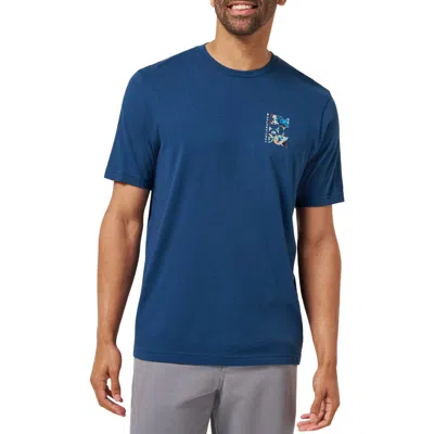 Travismathew Return Ticket Graphic T-shirt In Blue
