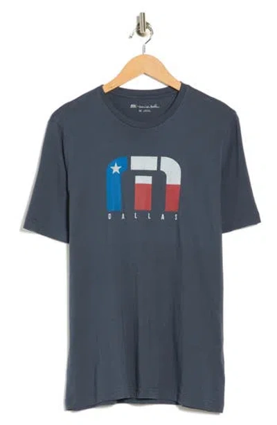 Travismathew Round Ups Graphic T-shirt In Blue