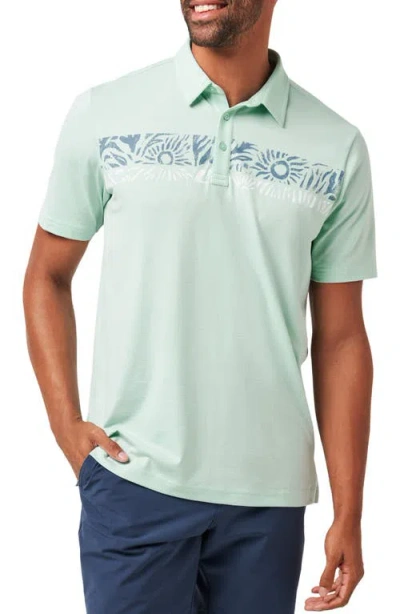 Travismathew Salt Rock Polo In Eggshell Blue