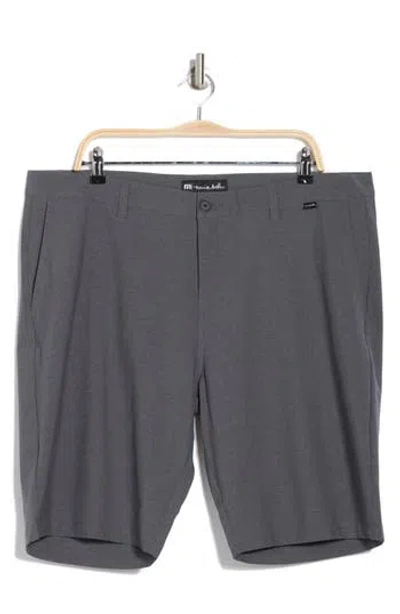 Travismathew Sand Harbor Shorts In Heather Dark Grey