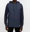 Travismathew Scavenger Hoodie In Heather Navy In Blue