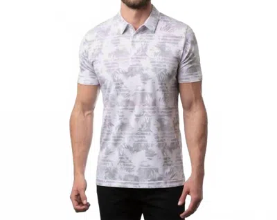Travismathew Seaside Blue Polo Shirt In White