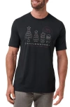 Travismathew Season Of Giving Graphic T-shirt In Black