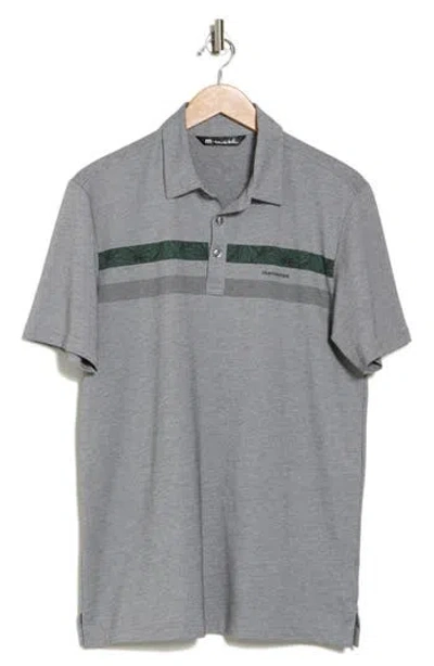 Travismathew Seasonal Shade Polo In Heather Medium Grey