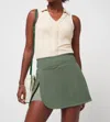 Travismathew Secret Plans Moveknit Skort In Agave Green In Multi