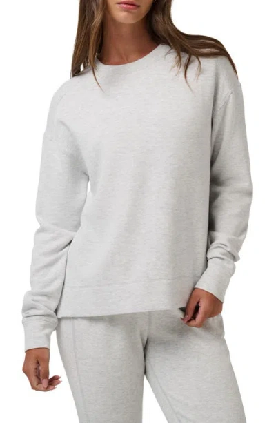 Travismathew Skyloft Crewneck Sweatshirt In Gray
