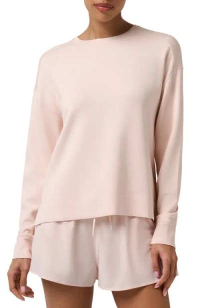 Travismathew Skyloft Crewneck Sweatshirt In Pink