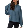Travismathew Skyloft Hooded Sweatshirt In Blue