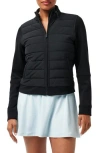 Travismathew Skyloft Soft Espresso Martini Full Zip Quilted Jacket