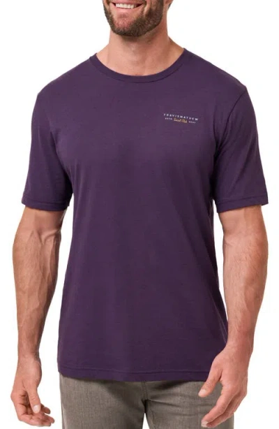 Travismathew Social Hour Graphic T-shirt In Purple