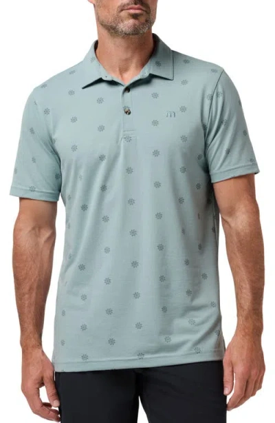 Travismathew Sol Jersey Polo In Gray