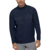 Travismathew Some Beach Stretch Half Zip Pullover In Blue