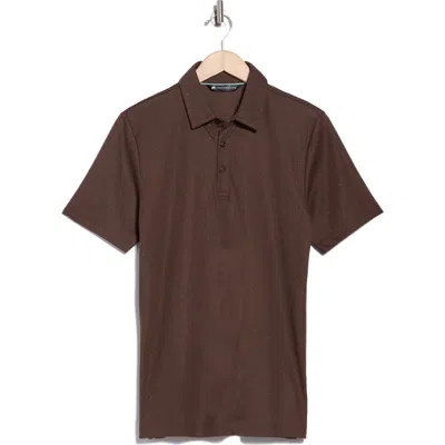 Travismathew Special Trip No Logo Polo In Brown