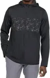 Travismathew Splatter Tech Hoody In Black In Black