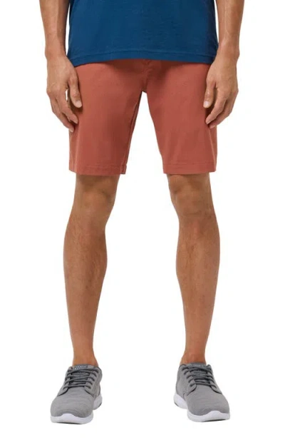 Travismathew Step Dance Ripstop Shorts In Brown
