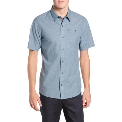 Travismathew Studebaker Regular Fit Shirt In Blue Stone White