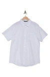 Travismathew Studebaker Regular Fit Short Sleeve Shirt In White