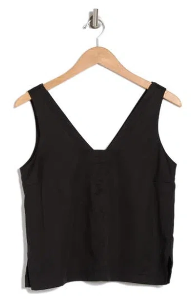 Travismathew Sun Soak Crop Tank In Black