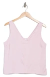 Travismathew Sun Soak Crop Tank In Lilac Snow