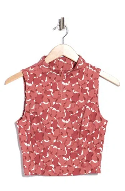 Travismathew Sunfire Half Zip Tank In Pink