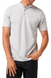 Travismathew Sunny Days Ahead Stripe Blade Collar Polo In Micro Chip