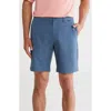 Travismathew Switchbacks Hybrid Shorts In Blue
