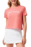 Travismathew Ten For Ten Graphic T-shirt In Heather Porcelain Rose