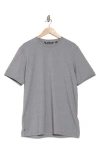 Travismathew The Crew Performance T-shirt In Heather Medium Grey