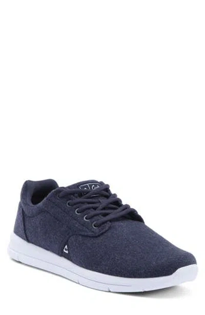 Travismathew The Daily Sneaker In Heather Navy
