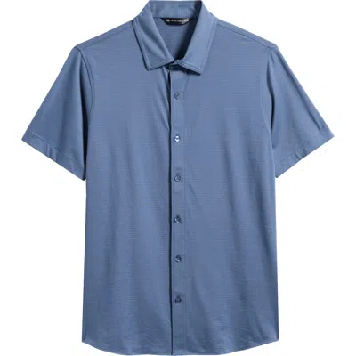 Travismathew The Heather Polo In Blue