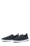 Travismathew The Modern Knit Slip-on Sneaker In Heather Black