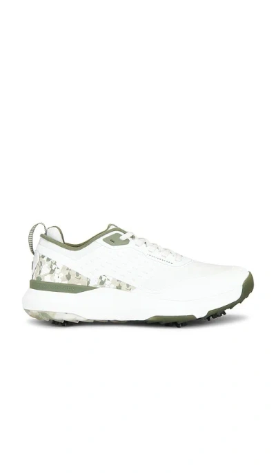 Travismathew The Nuage Mega Golf Sneakers In White & Green