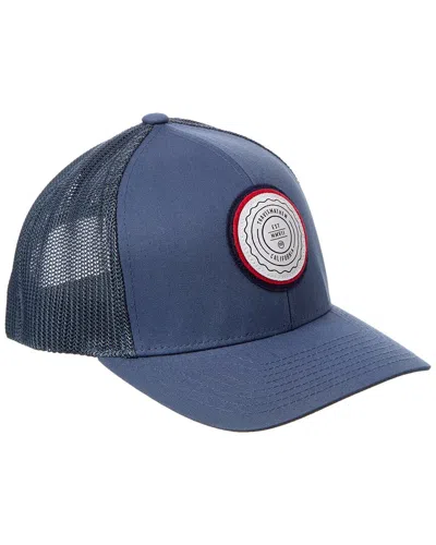 Travismathew The Patch Snapback Hat In Blue