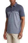 Travismathew The Rudds 2.0 Polo In Blue Nights/heather