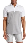 Travismathew The Rudds 2.0 Polo In White/heather Quiet