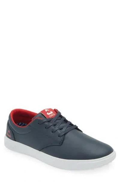 Travismathew The Wildcard Sneaker In Navy/red