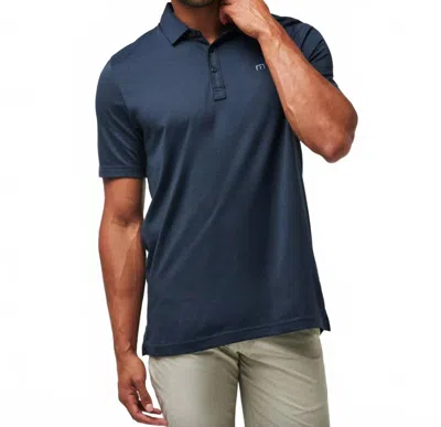 Travismathew The Zinna Polo Shirt In Navy In Blue