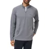 Travismathew Thermal Quarter Zip Pullover In Gray
