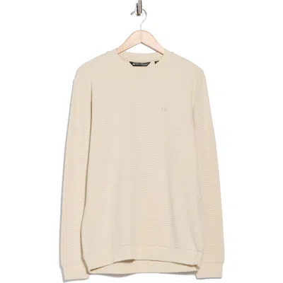 Travismathew Thick As Thieves Rib Crewneck Sweatshirt In Pink